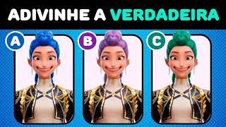 ADIVINHA A VERDADEIRA | MEGA DESAFIO GUERREIRA DO K-POP - Rumi, Zoey, Mira | Quiz Guerreiras K-Pop