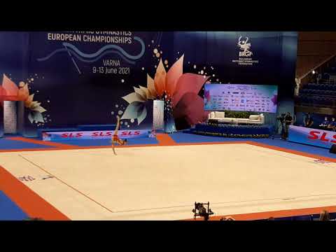 Alina Harnasko clubs final ECh Varna 2021