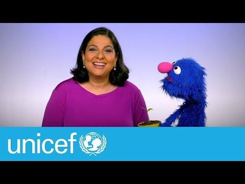 Master class with a cute, furry little monster and  Dr  Pia Britto I UNICEF