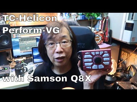 TC-Helicon Perform-VG with Samson Q8X