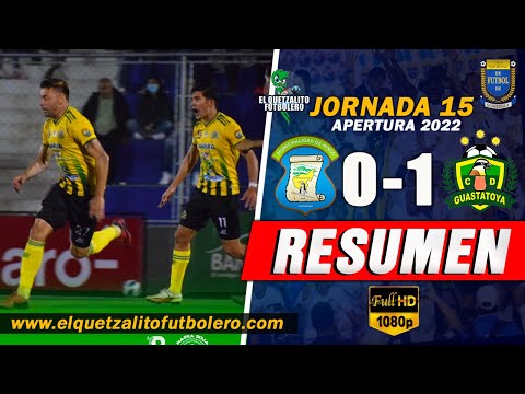 VICTORIA PECHO AMARILLO/ Mixco 0 vs Guastatoya 1 / Jornada 15 Apertura 2022 -RESUMEN COMPLETO-