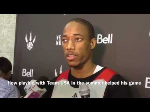 Raptors Training Camp: DeMar DeRozan Interview