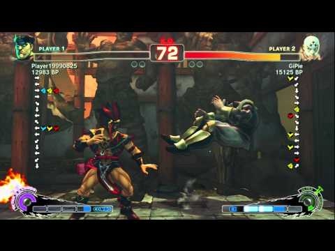 GiPie [ElFuerte] vs Player19990825 [Bison] SSF4 Japanese Online Ranked Matches - TRUE-HD