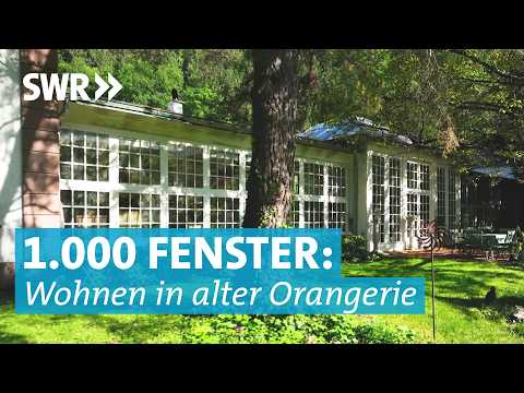 Alternativ wohnen im alten Gewächshaus: Pensionierte Lehrer restaurieren historische Orangerie