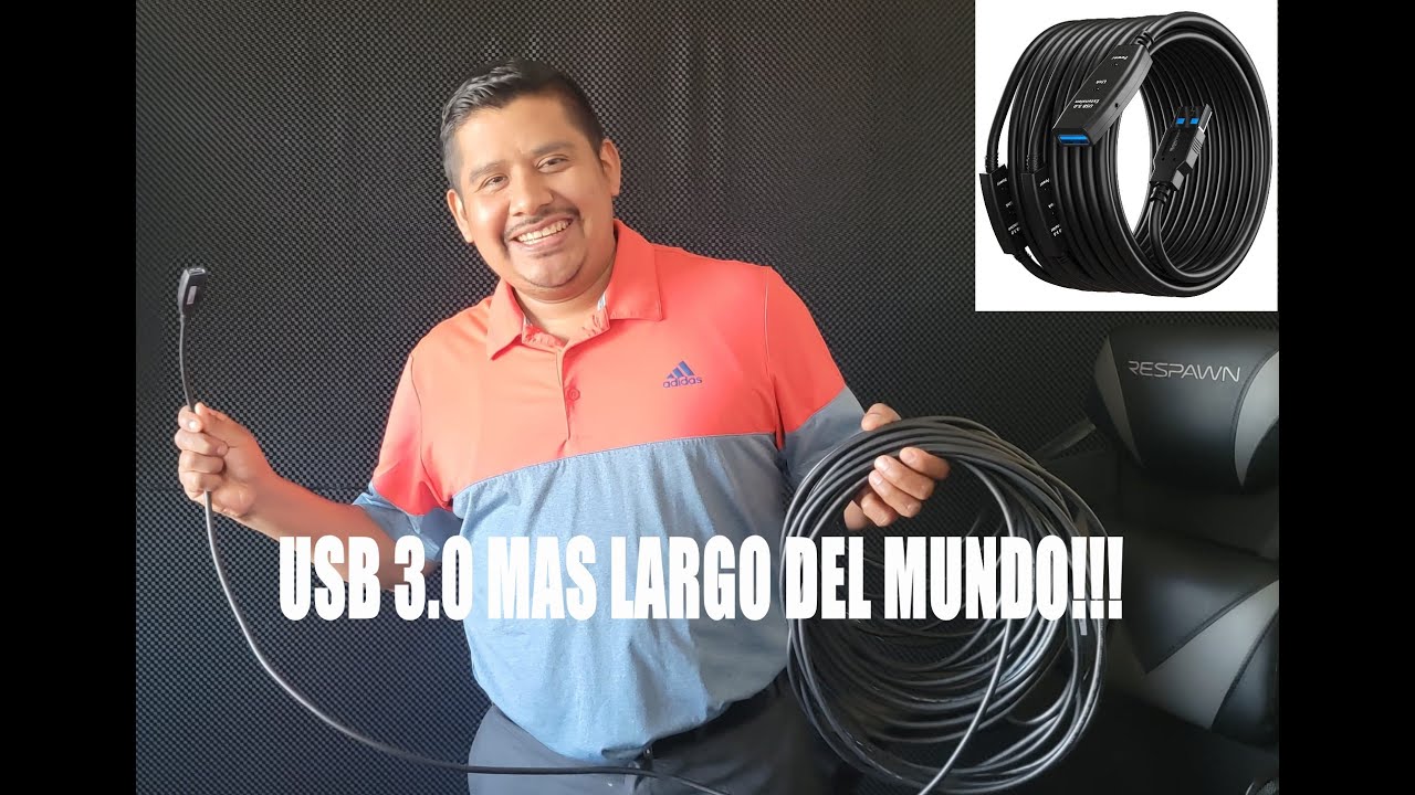Watch Now CABLE USB 3 0 MAS LARGO DEL MUNDO 20 METROS CABLE USB 3 0 MAS LARGO DEL MUNDO 20 METROS