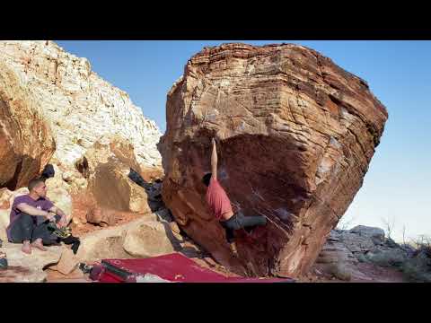 Red Rock Bouldering - Kraft Boulders - Spittin' Venom V8/9