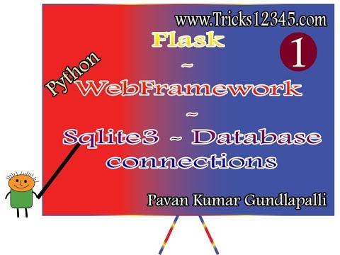 Python:  Flask WebFrame Work - Create a web application - part1
