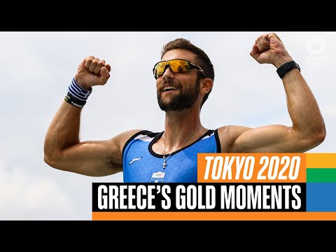 🇬🇷🥇Greece's gold medal moments at #Tokyo2020 | Anthems