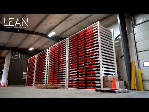 Sheet Metal Storage Rack LEAN and Tigmaster Success Story, proudly made in USA for metal fabricators