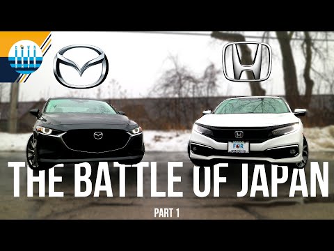 The Battle of Japan: Part 1 - HONDA CIVIC vs MAZDA 3