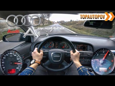 Audi A6 C6 2.7TDI quattro (140kW) |14| 4K TEST DRIVE POV - V6 SOUND & ACCELERATION🔸TopAutoPOV