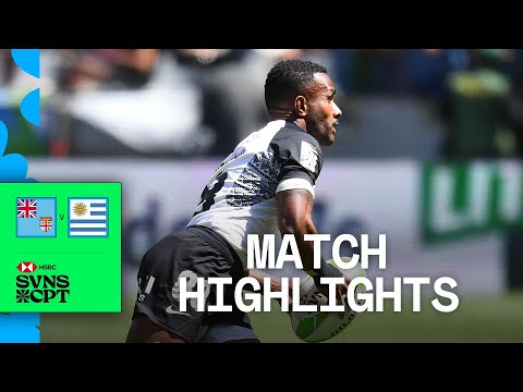 Fiji score SEVENTY 😱 | Fiji v Uruguay | HSBC SVNS Cape Town 2024 | Men's Highlights