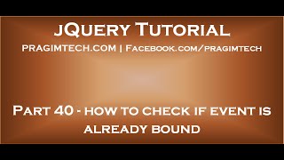 jQuery how to check if event is already bound