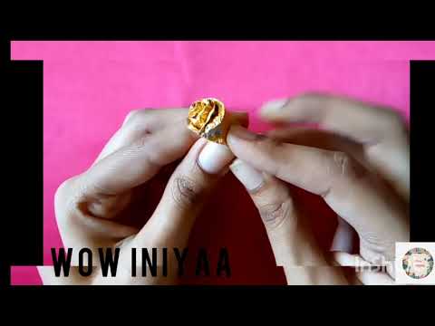 Chocolate wrapper craft.