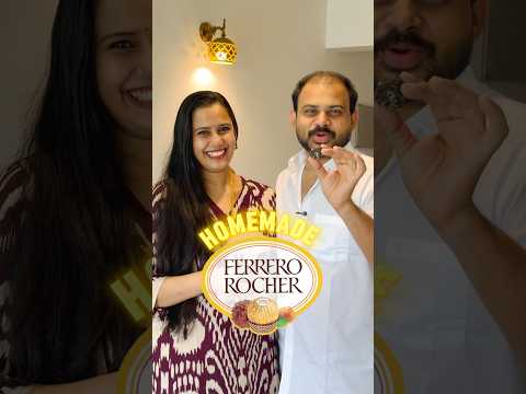 Try this Viral Homemade Ferrero Rocher #devikaanambiaar #vijaymaadhhav #shorts #short #recipe