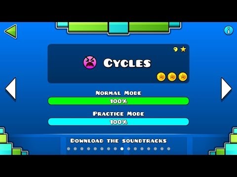 Geometry Dash - Level 9: Cycles (All Coins)