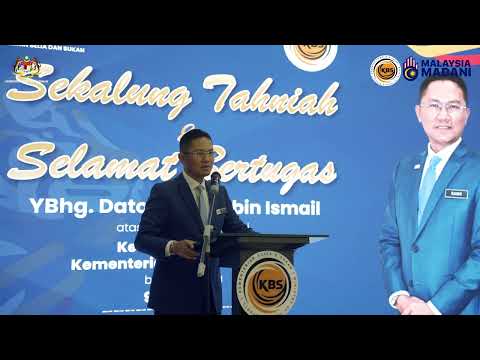 Sesi Lapor Diri Ketua Setiausaha KBS Baharu
