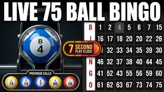 75 Ball Bingo Caller Game - Live Bingo Balls Action
