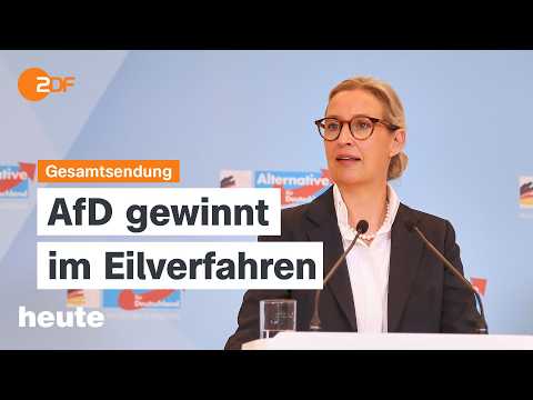 Video Thumbnail: heute 19:00 Uhr vom 26.02.2026 AfD, Atomstreit USA und Iran, Merz in China