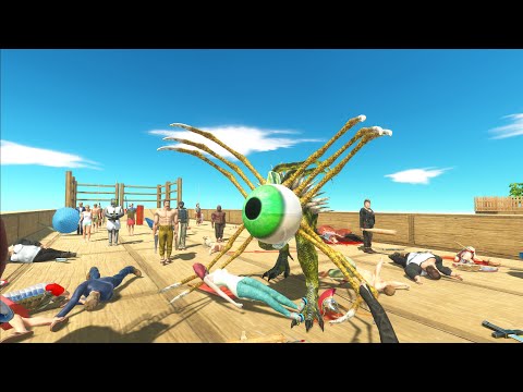 Escape From Monster - Death Touch Alien X | Animal Revolt Battle Simulator