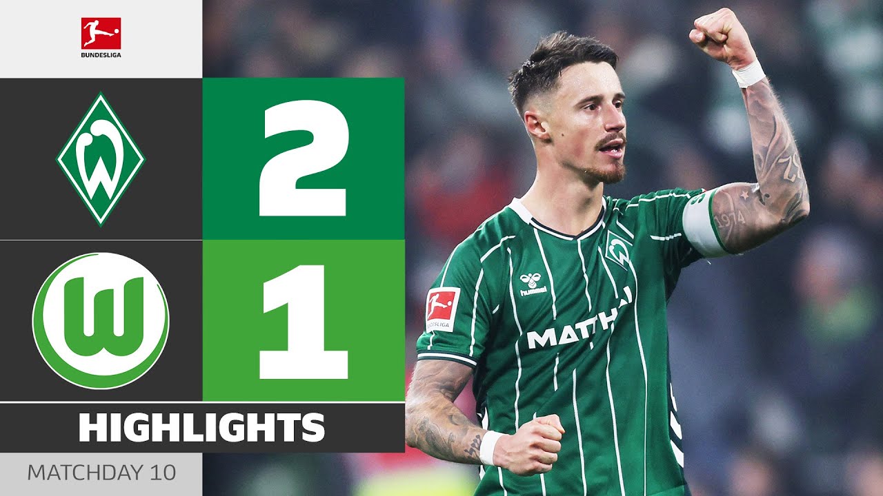 Added Time Insanity! | WERDER BREMEN - VFL WOLFSBURG | Highlights | Matchday 10 – Bundesliga 2025/26