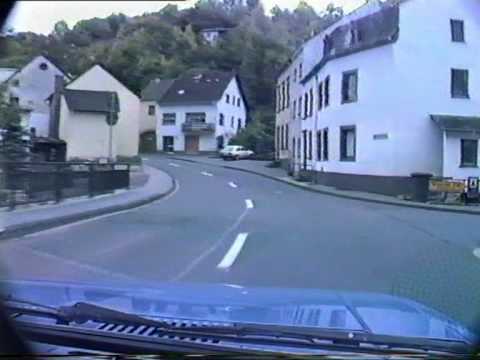 Kyllburg - Kamerafahrt durch Kyllburg am 09.10.1988, Drive trough Kyllburg
