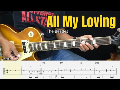 All My Loving - The Beatles - Guitar Instrumental Cover + Tab