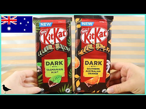 Tasmanian Mint & Southern Australian Orange Dark Chocolate Kit Kat Review! | Birdew Reviews