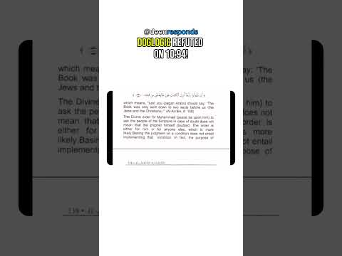 Ibn Taymiyyah REFUTES 10:94 Argument