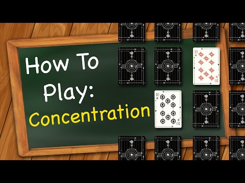 How to play Concentration