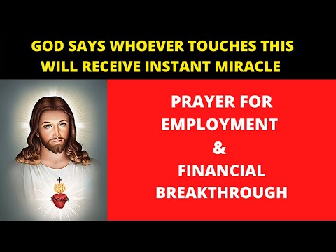 Instant Prayer For Employment | High paying jobs and financial breakthrough