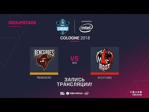 Renegades vs B.O.O.T.-d[S] - ESL One Cologne 2018 - map1 - de_cache [Anishared, GodMint]