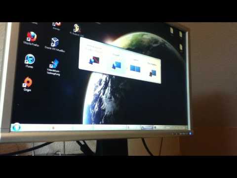 Externen Monitor (auch Display oder Beamer) an ein Laptop oder Notebook anschließen - Anleitung