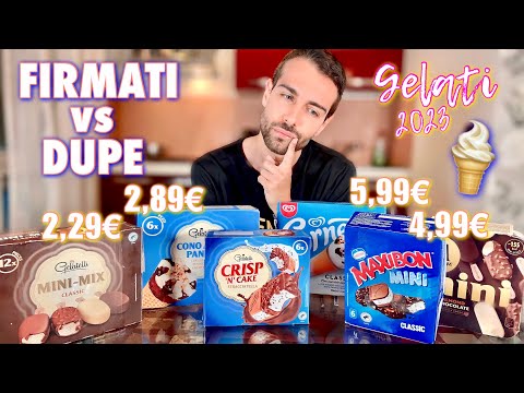 SFIDA GELATI FIRMATI COSTOSI vs DUPE DISCOUNT ECONOMICI!