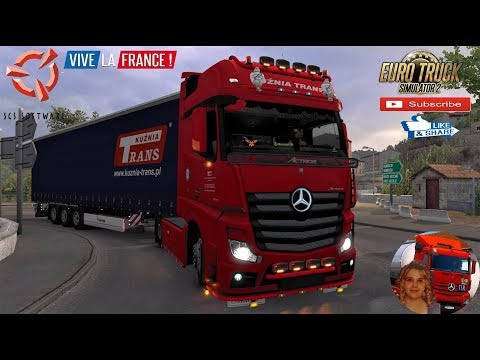 Euro Truck Simulator 2 (1.36) Mercedes Actros MP4 edit by Alex V1.5 [1.35/1.36] + DLC's & Mods