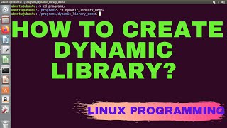 How to use a Dynamic Library | Shared library [Linux Programming #2]