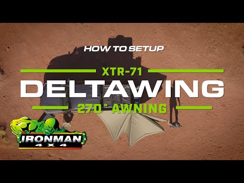 How To Setup Your Deltawing XTR-71 270 Degree Freestanding Awning | Ironman 4x4 America