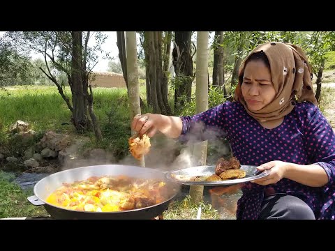 How To Cook Chicken Wings Fried  Daily Routine Village Life Afghanistan | Village Food