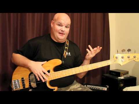 Cirque du Soleil ZED bassist Darrell Craig Harris slap bass lesson with a Fender Jazz bass