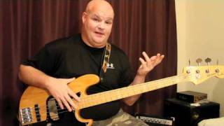 Cirque du Soleil ZED bassist Darrell Craig Harris slap bass lesson with a Fender Jazz bass