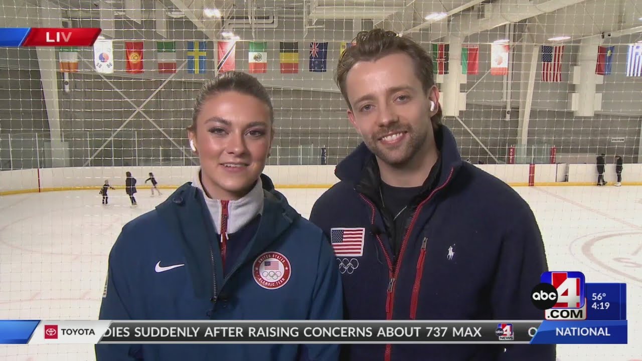 Live interview with Olympic skaters ahead of 'Nightingales on Ice' SLC show