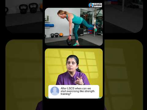 When to start exercising after c-section? #shorts #cesarean #exercise