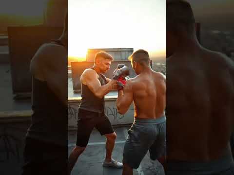 "Intense Rooftop Showdown: Boxing Battle Above the City!"