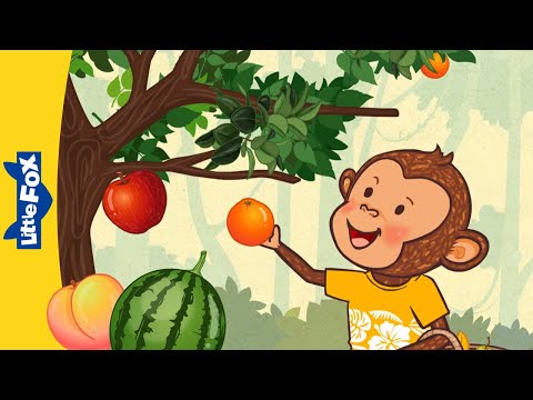 Greedy Monkey + Is It a Vegetable | Apple, Banana, Strawberry🍎🍌 | Learn to Read Kindergarten