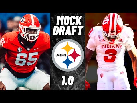 Pittsburgh Steelers 2024 NFL Mock Draft - Offensive Line and Cornerback Picks