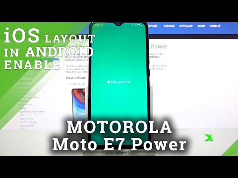 Get iOS Launcher & Install Apple Layout  - MOTOROLA Moto E7 Power