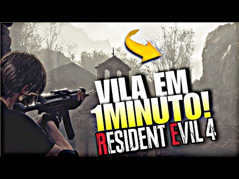 SEGREDO DE COMO PASSAR DA VILA EM MENOS DE 1MINUTO NO RESIDENT EVIL 4 REMAKE EM QUAL QUER MODO!
