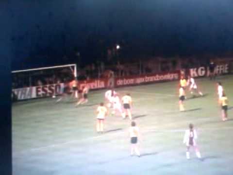 Ajax - Roda JC Kerkrade 2-1 from 23-09-1975 , Pierre Vermeulen & Dick Nanninga & Geert Meyer