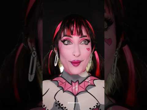 Draculaura Makeup Removal | Maria Pol  #makeup #monsterhigh #cosplay