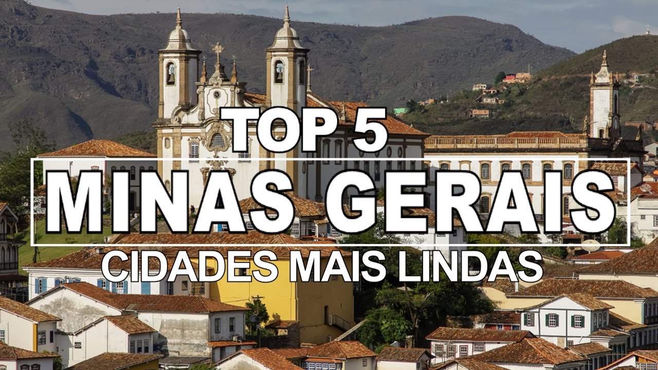 AS 5 CIDADES MAIS LINDAS de MINAS GERAIS - Uma mais BONITA que a outra!!!